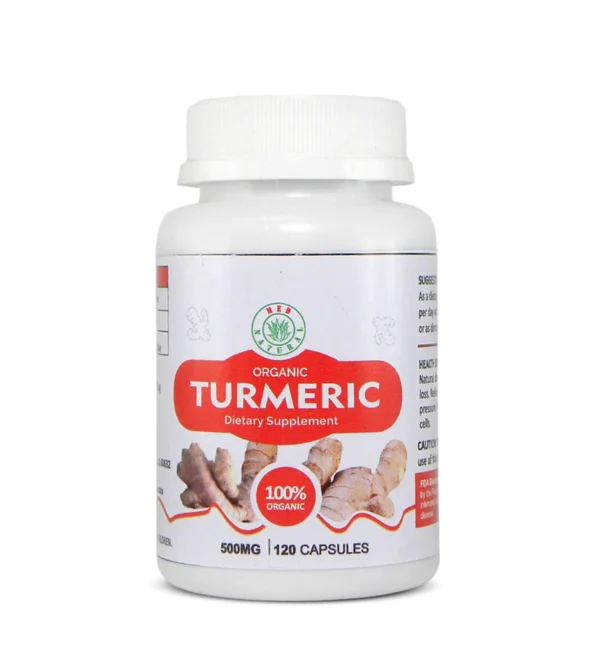 Organic turmeric capsules
