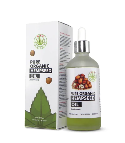 Pure organic hemp seed oil