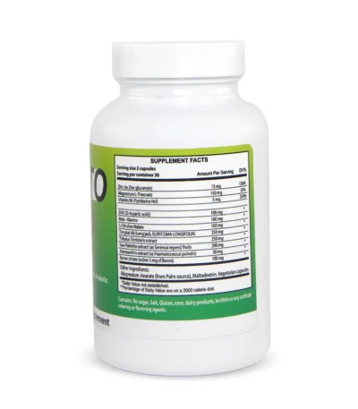 TestoMed supplement facts