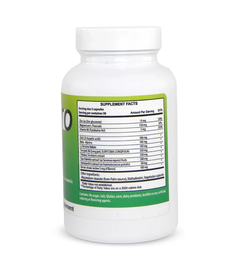 TestoMed supplement facts